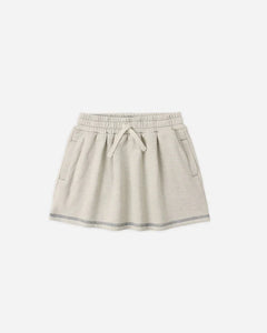 Volly Skirt | Heathered Oatmeal | Rylee & Cru-2