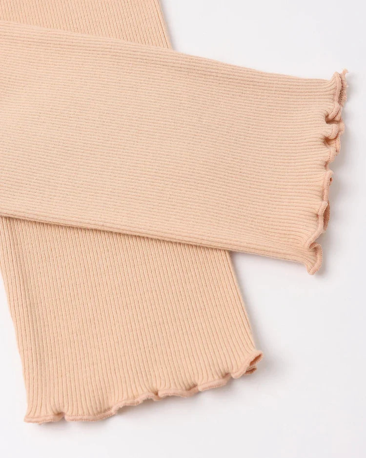 Ribbed Legging Set | Natural & Melon | Rylee & Cru-2