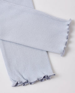 Ribbed Legging Set | Natural & Periwinkle | Rylee & Cru-3