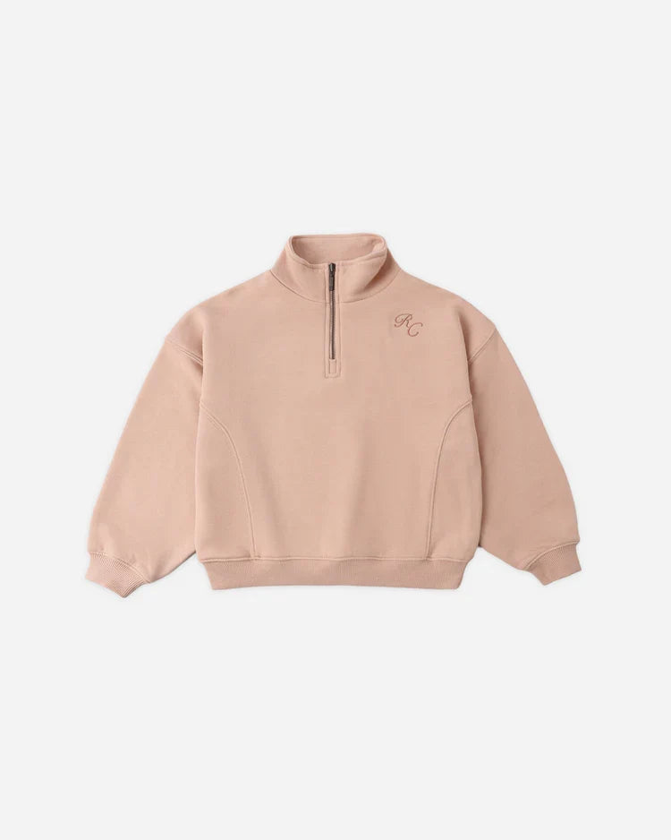 Half Zip Sweatshirt | Melon | Rylee & Cru-2
