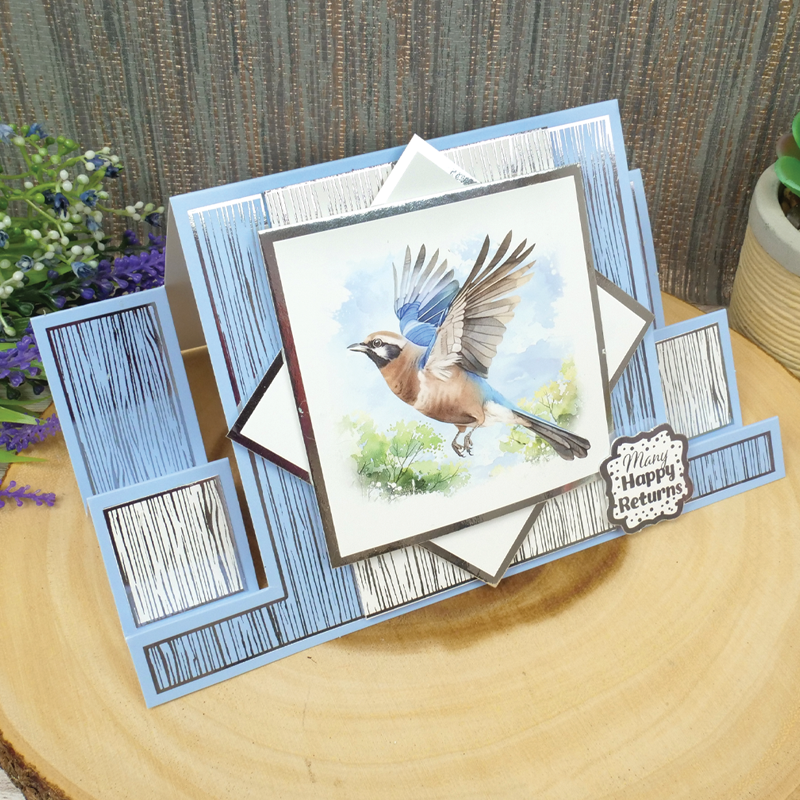 Foiled Pattern Stepper Cards - Square Centrepiece-6