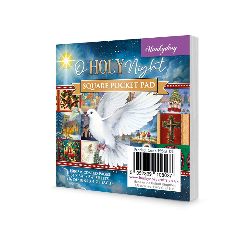 O Holy Night Square Pocket Pad-1