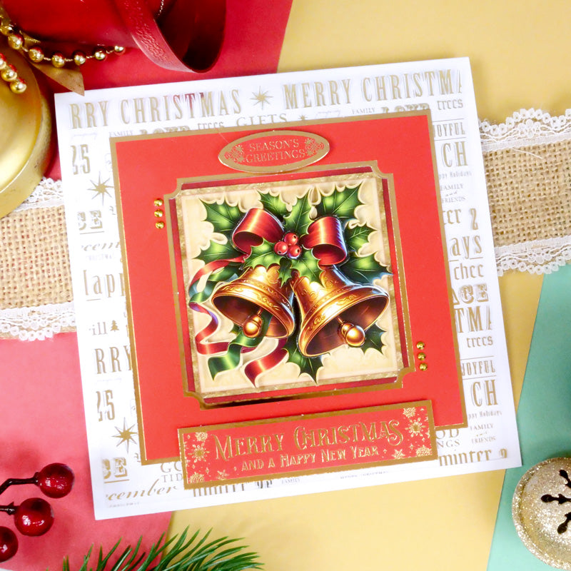 Festive Square Pocket Pad Apertures - Rich Gold-2