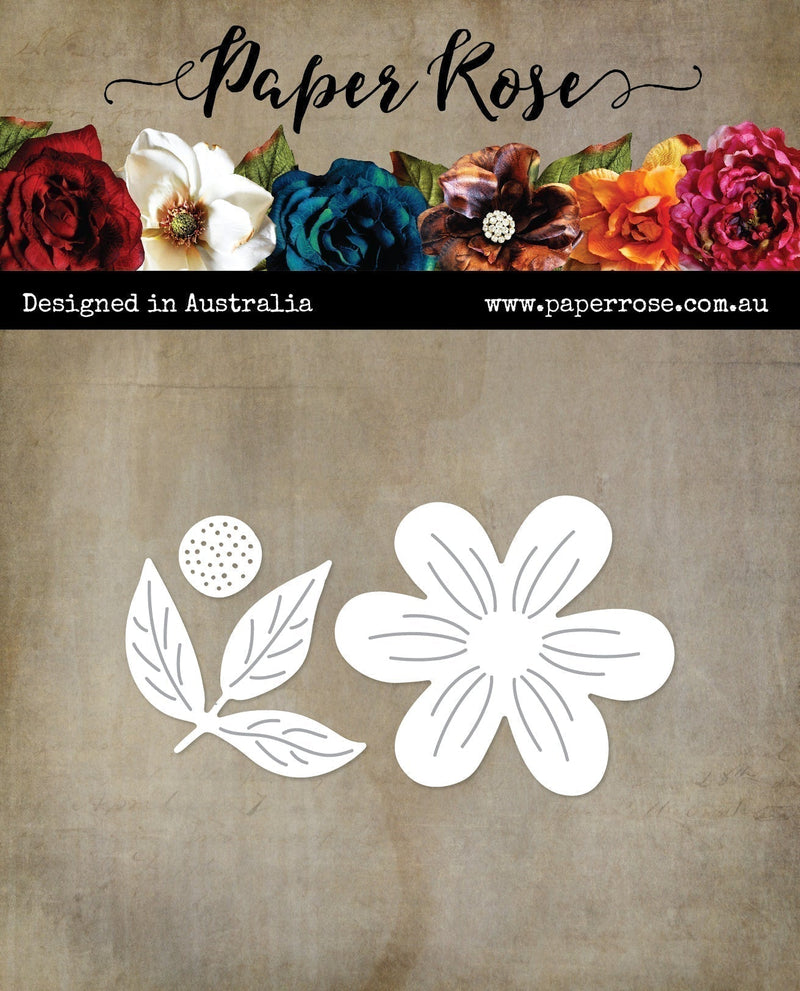 Troqueles de corte de metal Aimee Etched Flower 30003-1