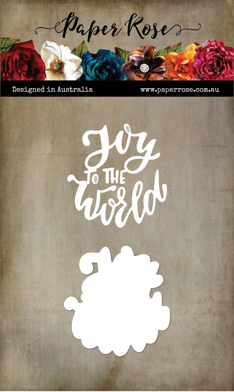 Joy To The World Layered Script Metal Cutting Die 30222-1