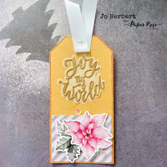 Joy To The World Layered Script Metal Cutting Die 30222-4