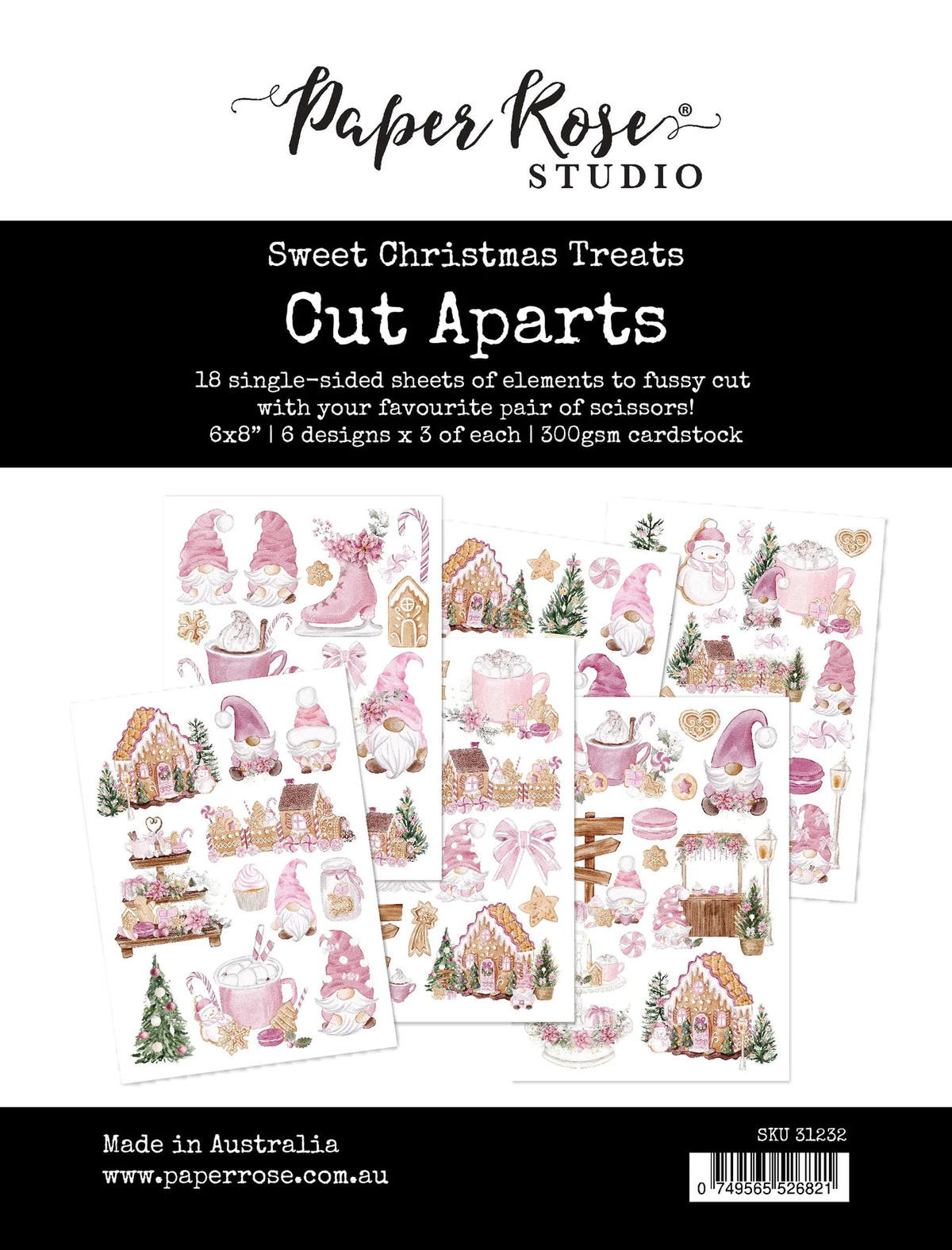 Sweet Christmas Treats Cut Aparts Paper Pack 31232-1