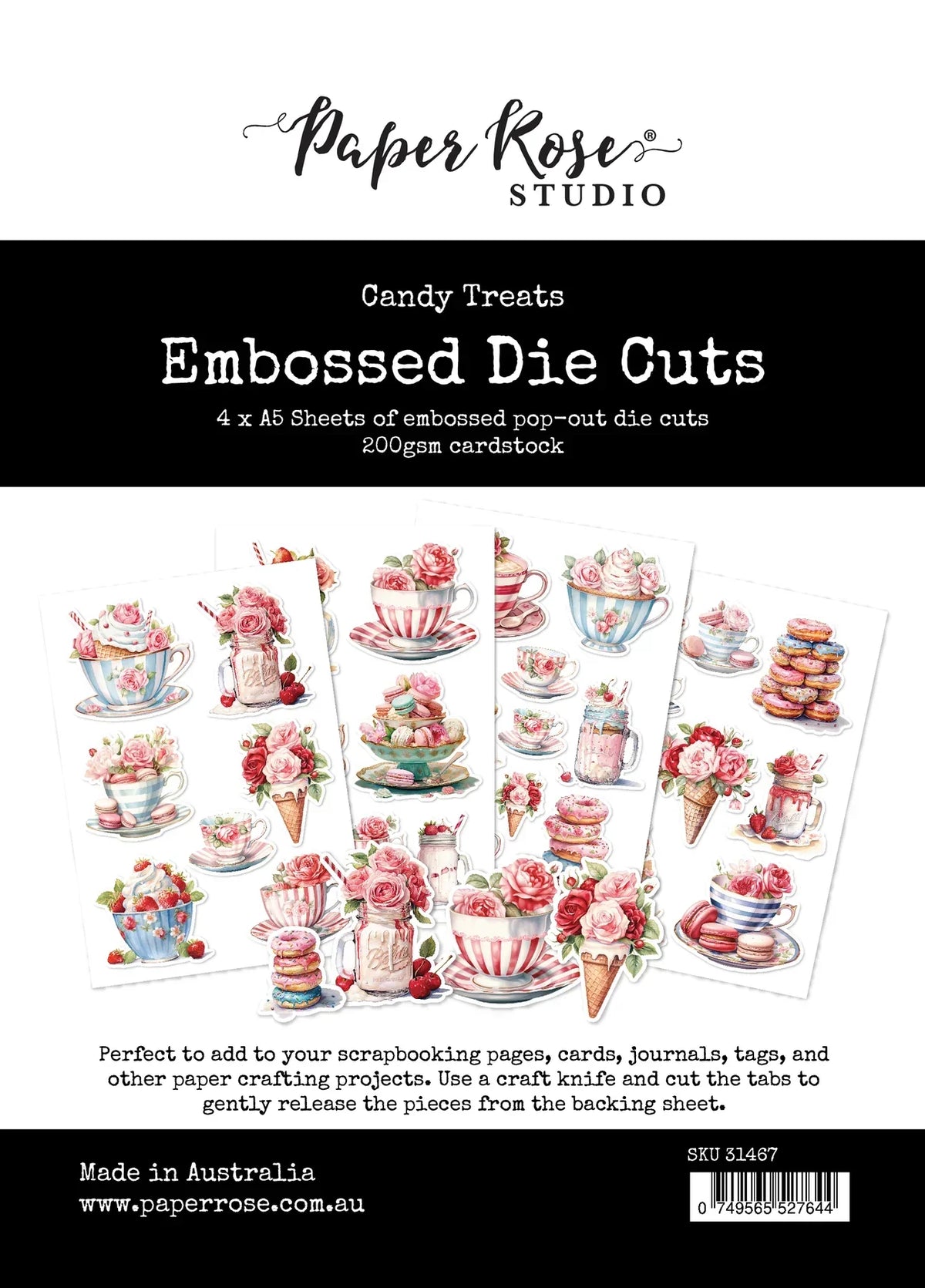 Candy Treats Embossed Die Cuts 31467