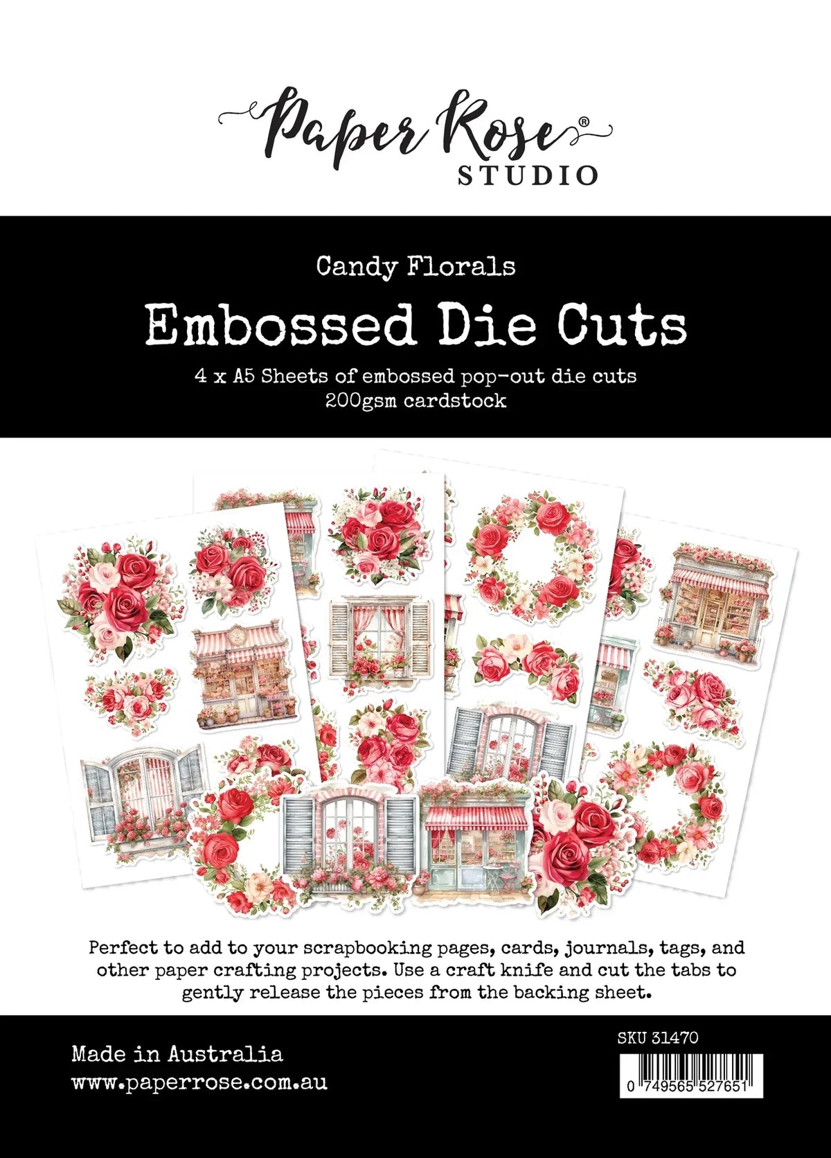 Candy Florals Embossed Die Cuts 31470-1