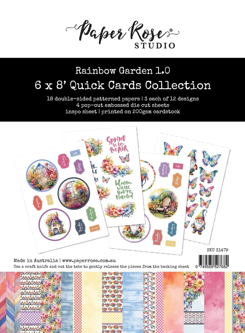 Rainbow Garden 1.0 6x8" Quick Cards Collection 31479-1