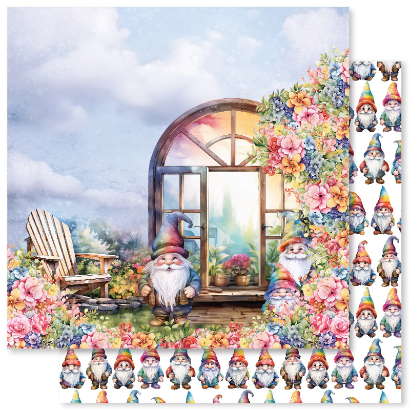 Rainbow Garden C 12x12 Paper (12pc Bulk Pack) 31491-1