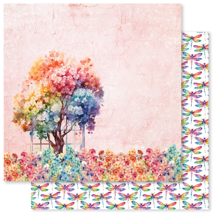 Rainbow Garden F 12x12 Paper (12pc Bulk Pack) 31500-1