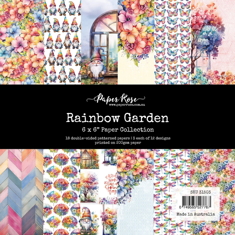 Rainbow Garden 6x6 Paper Collection 31503-1