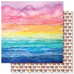 Rainbow Garden Basics B 12x12 Paper (12pc Bulk Pack) 31515-1