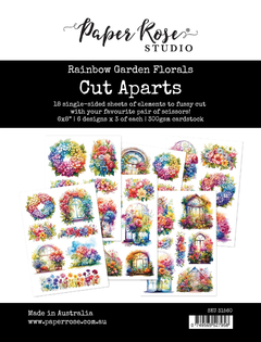 Rainbow Garden Florals Cut Aparts Paper Pack 31560-1