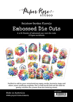 Rainbow Garden Florals Embossed Die Cuts 31563-1