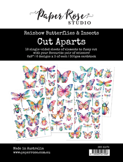 Rainbow Butterflies & Insects Cut Aparts Paper Pack 31572-1
