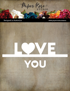 Love You Border Metal Cutting Die 31578-1