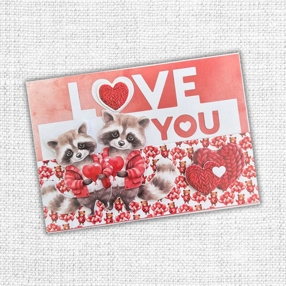 Love You Border Metal Cutting Die 31578-2