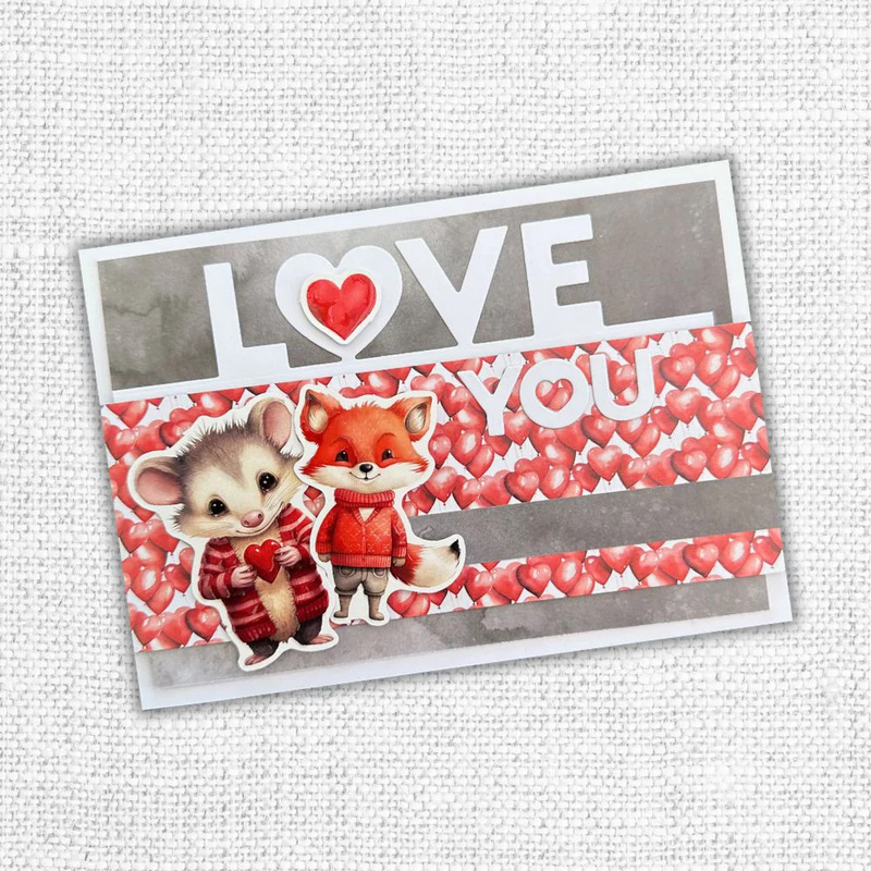 Love You Border Metal Cutting Die 31578-5
