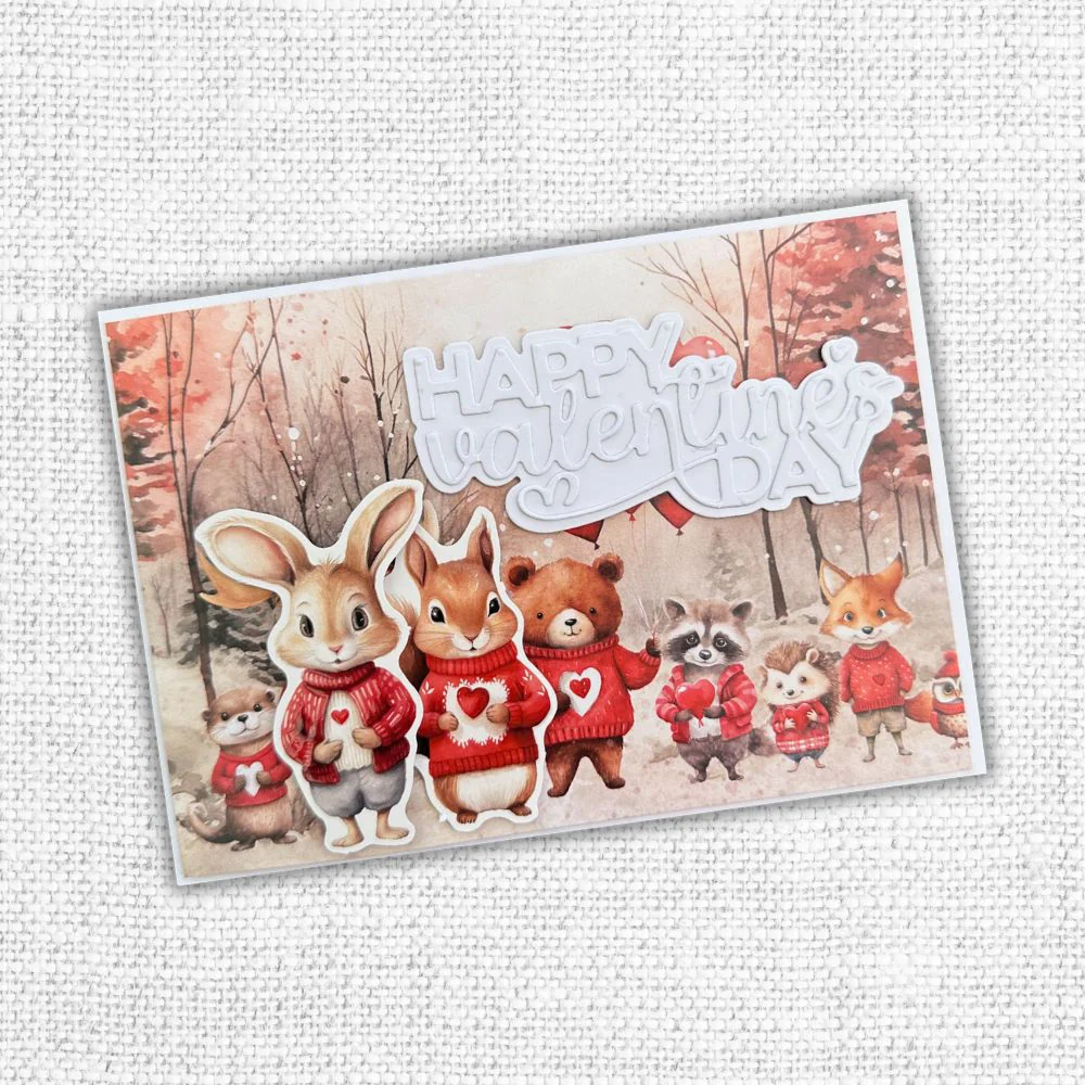 Happy Valentine's Day Metal Cutting Die 31581-2