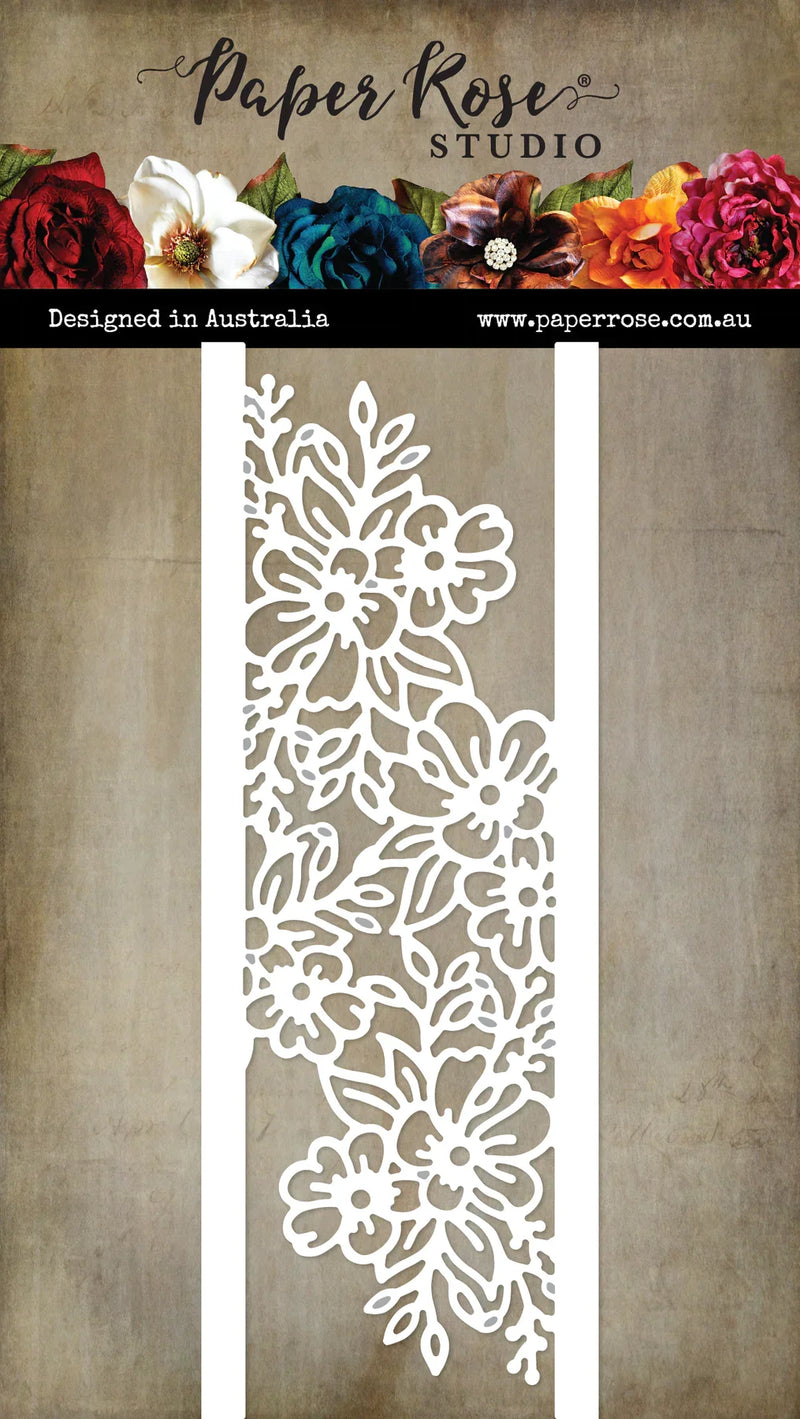 Wedding Blooms Border Metal Die-1