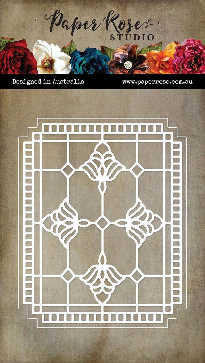 Alora Stained Glass Background Metal Die 31614-1