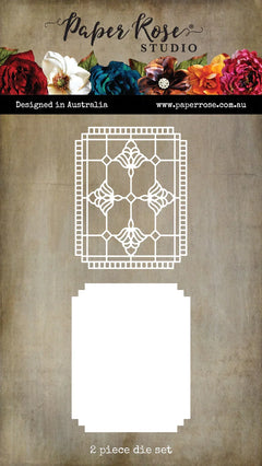 Alora Stained Glass Background Metal Die 31614-2