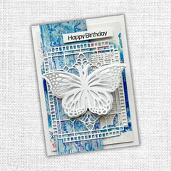 Troquel de metal grande Alora Layered Butterfly 31623-3