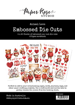 Animal Love Embossed Die Cuts 31629-1