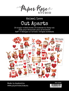 Animal Love Cut Aparts Paper Pack 31632-1