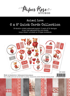 Animal Love 6x8" Quick Cards Collection 31662-1