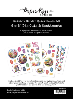 Rainbow Garden 1.0 6x8" Die Cuts & Sentiments 31686-1