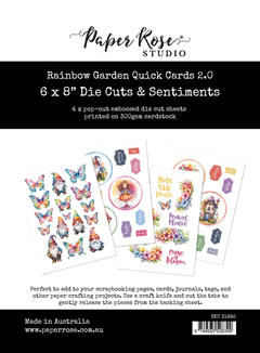 Rainbow Garden 2.0 6x8" Die Cuts & Sentiments 31692-1