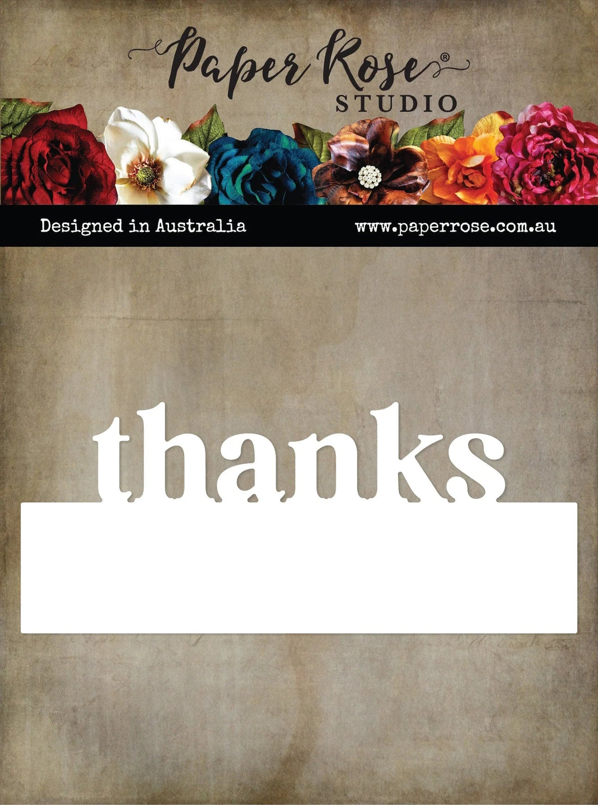 Thanks Border Word Metal Die 31950-1