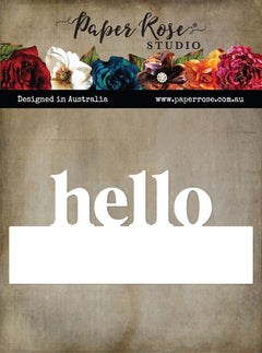 Hello Border Word Metal Die 31959-1