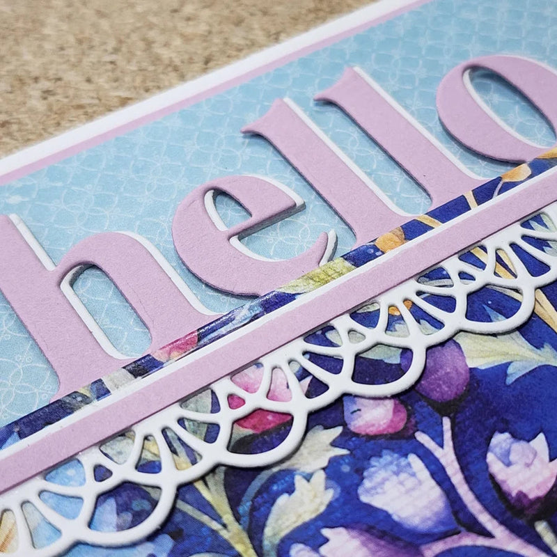 Hello Border Word Metal Die 31959-5