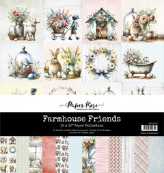 Colección de papel Farmhouse Friends 12x12 31977-1