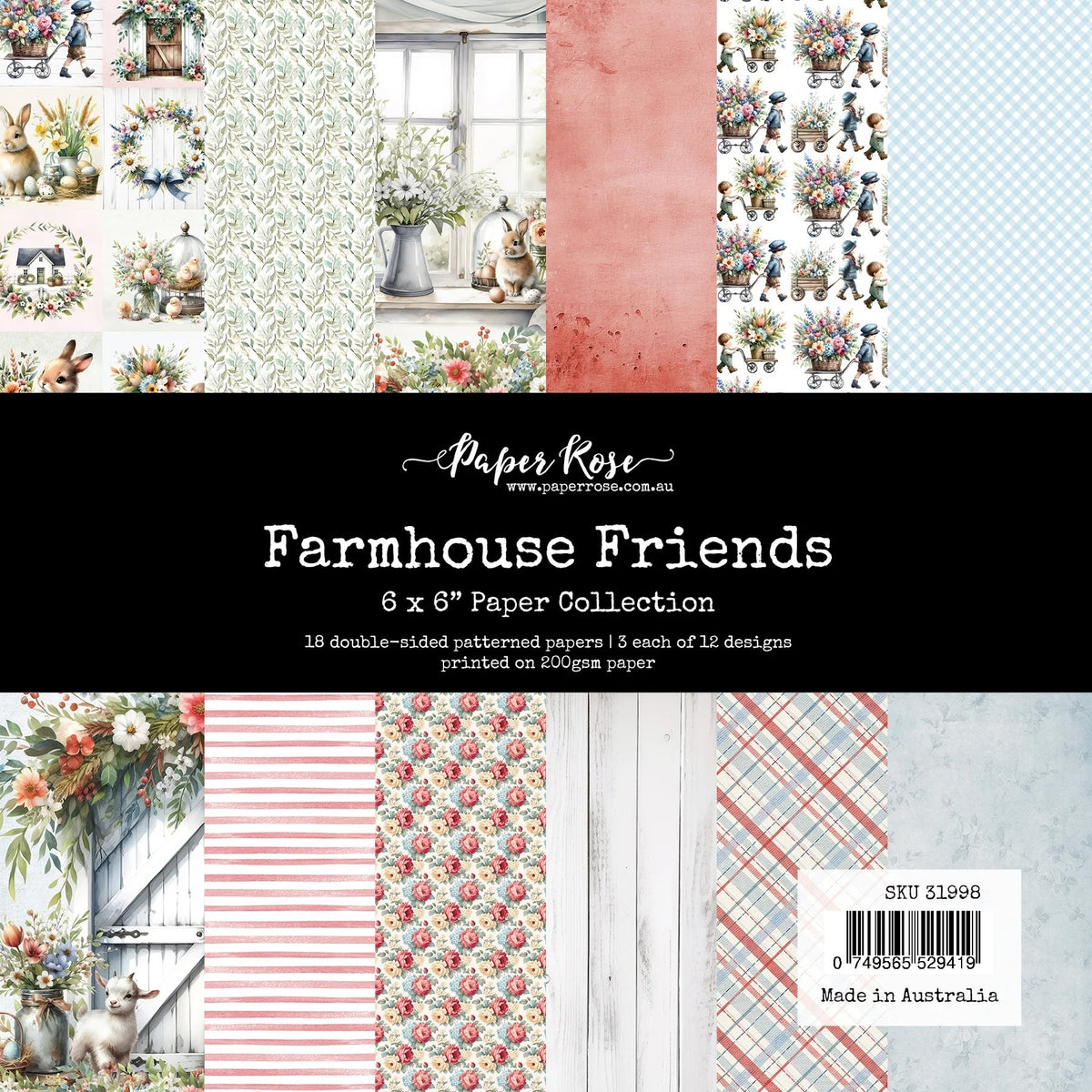 Farmhouse Friends 6x6 Paper Collection 31998-1