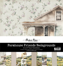 Colección de papel de 12x12 Farmhouse Friends Backgrounds 32001-1