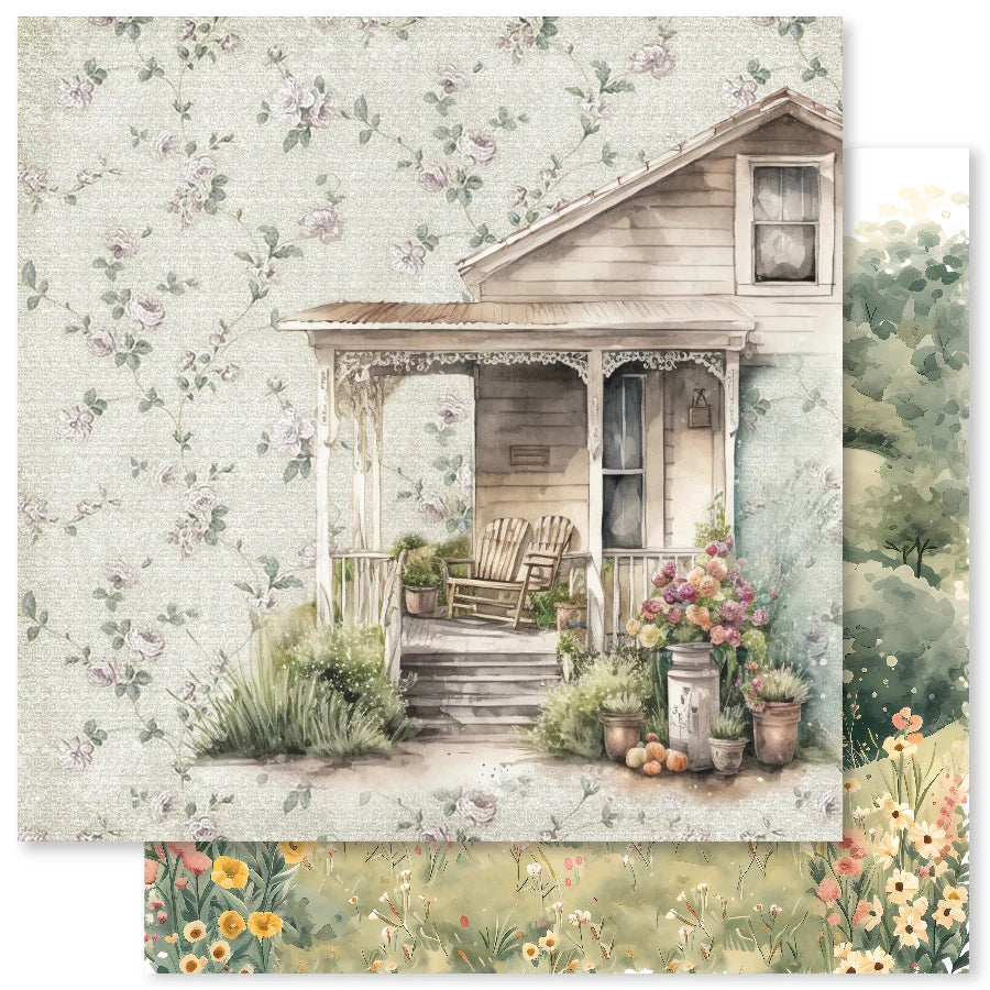 Farmhouse Friends Backgrounds A 12x12 Paper (12pc Bulk Pack) 32004-1