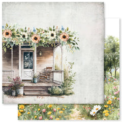 Farmhouse Friends Backgrounds E 12x12 Paper (12pc Bulk Pack) 32016-1