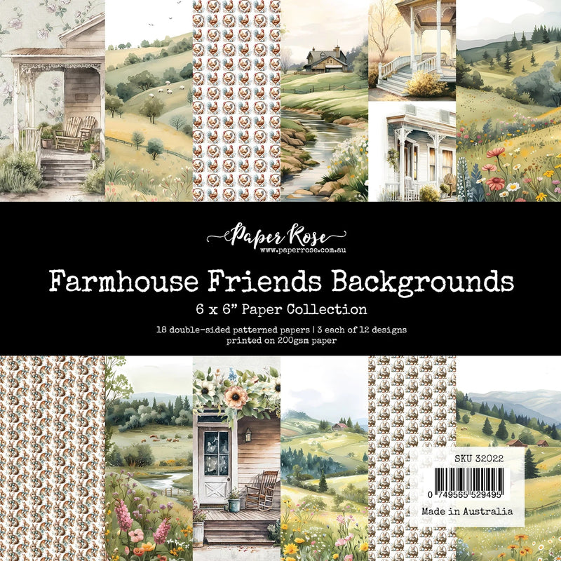 Farmhouse Friends Backgrounds 6x6 Paper Collection 32022-1