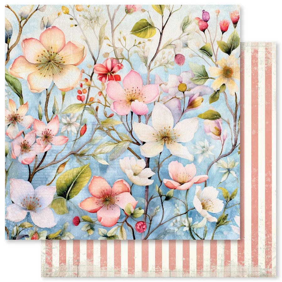 Botanical Blooms  E 12x12 Paper (12pc Bulk Pack) 32046-1