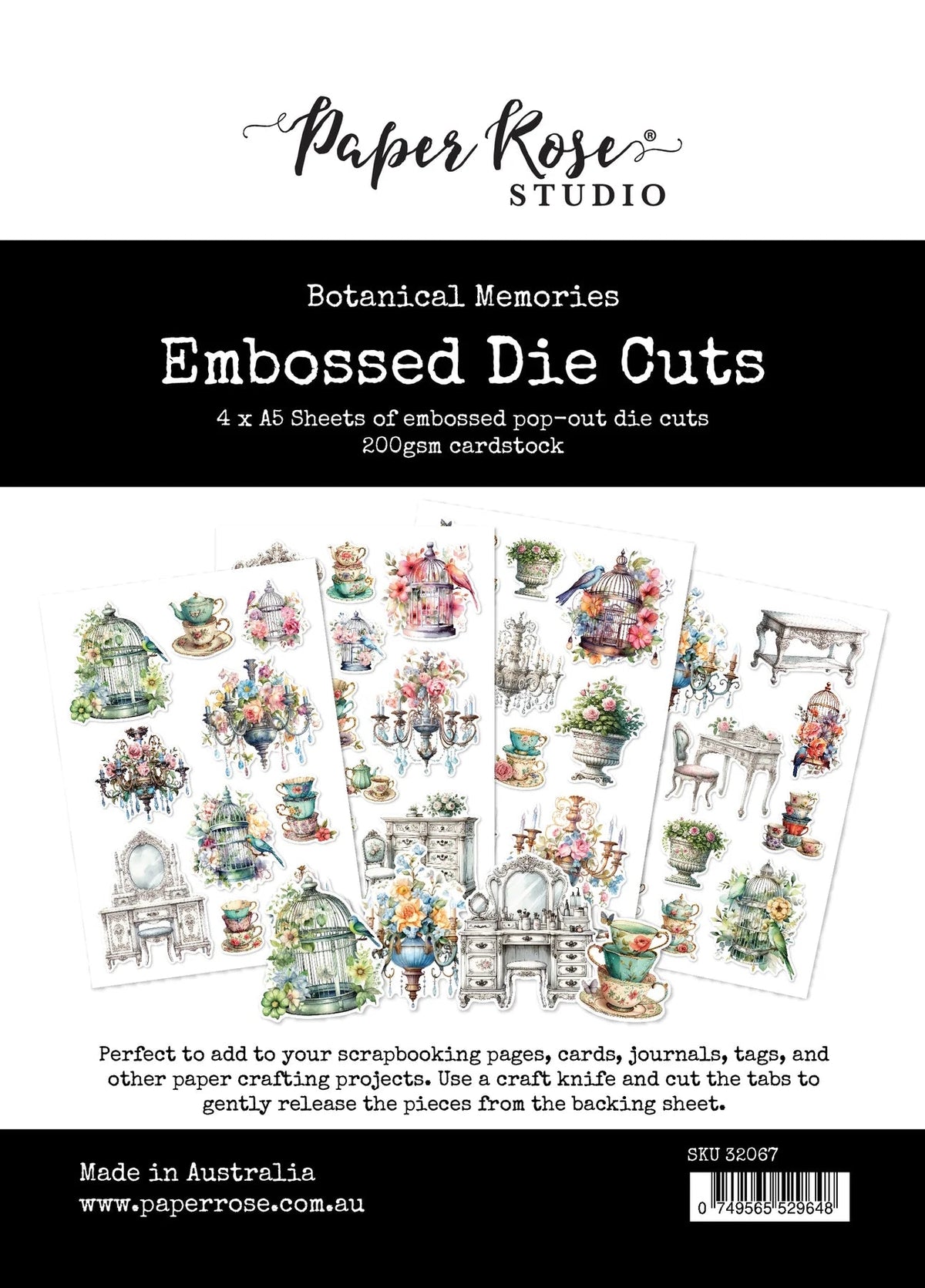 Botancial Memories Embossed Die Cuts 32067-1