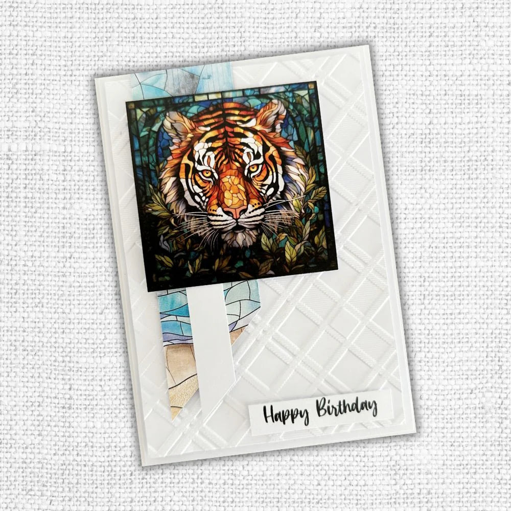 Collection de papiers 30x30 cm Animaux de la Jungle 32079-4