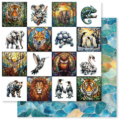 Animal Kingdom A 12x12 Paper (12pc Bulk Pack) 32082-1