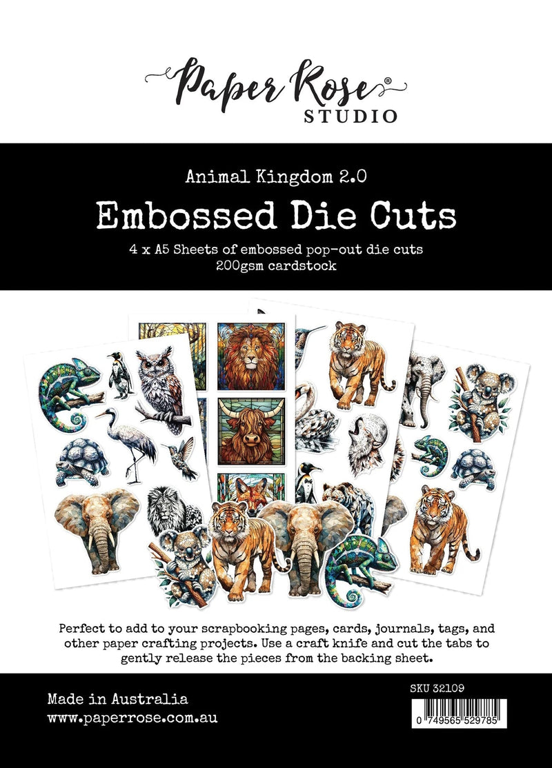 Animal Kingdom 2.0 Embossed Die Cuts 32109-1
