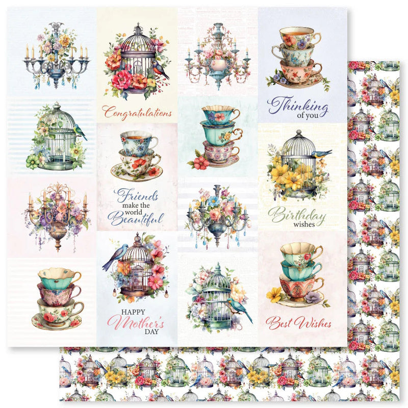 Botanical Memories Papier 30x30 (Lot de 12) 32130-1