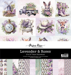 Lavender & Roses 12x12 Paper Collection 32163-1